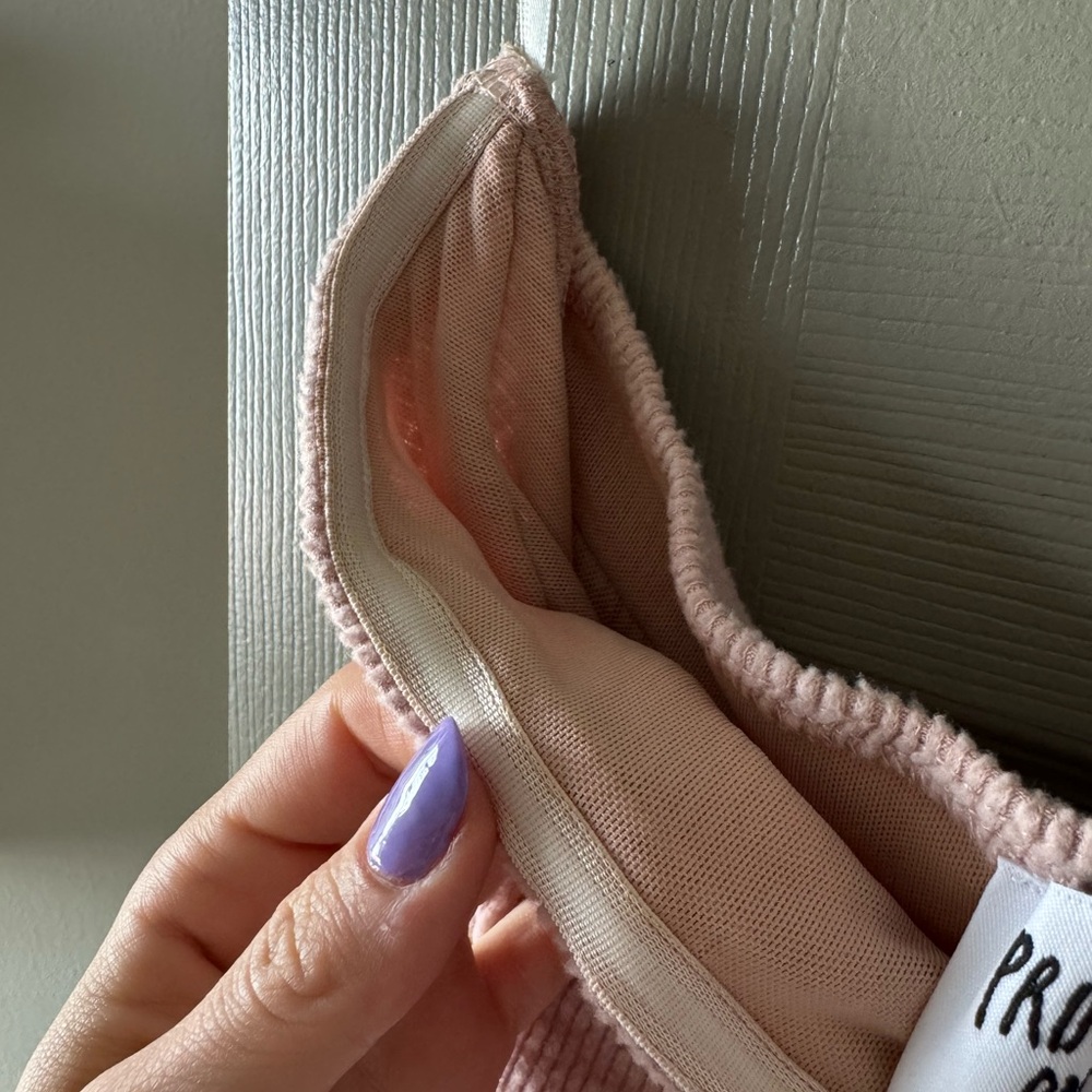Pink Ribbed Maxi Dress - Picture 3 of 5